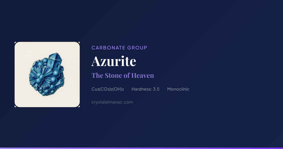 Azurite - The Stone of Heaven | Crystal Almanac