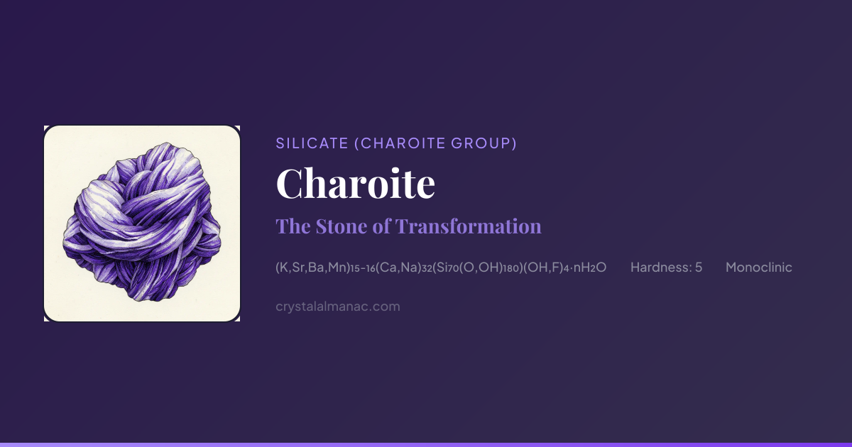 Charoite - The Stone of Transformation | Crystal Almanac