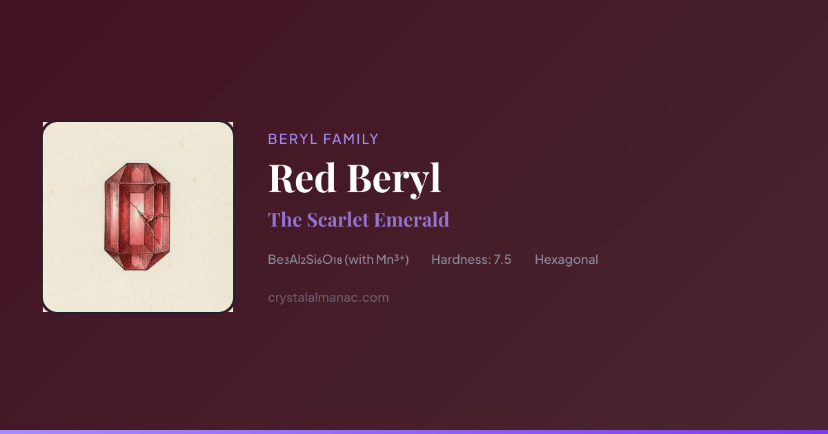 Red Beryl - The Scarlet Emerald | Crystal Almanac