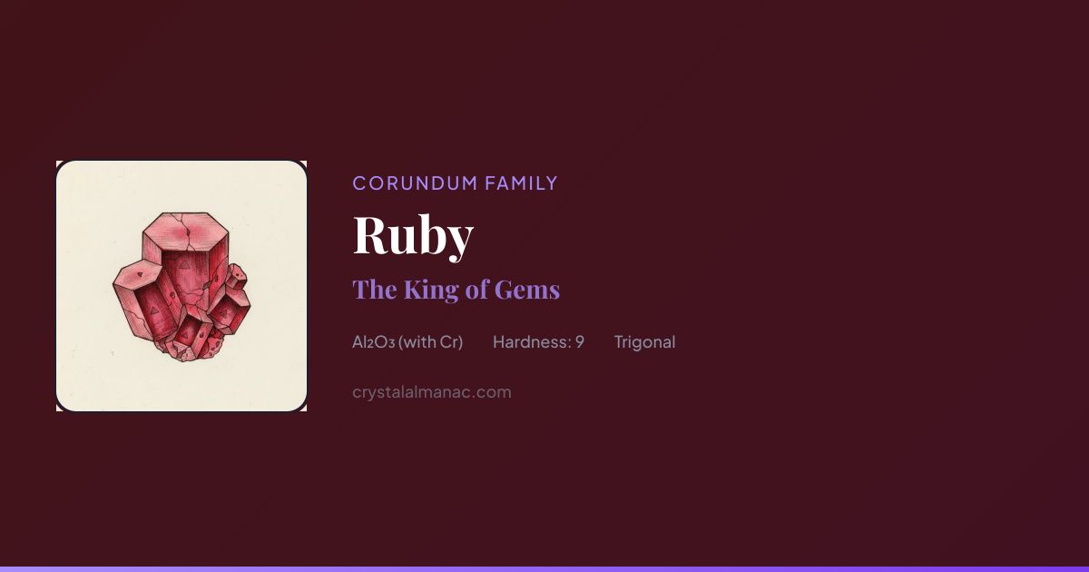Ruby - The King of Gems | Crystal Almanac