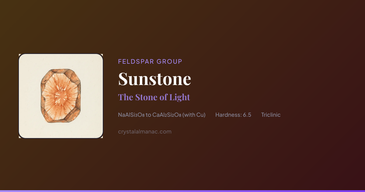 Sunstone Color Chat Sunstone - The Stone of Light | Crystal Almanac